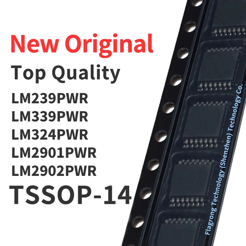 (10 Pieces) LM239PWR LM339PWR LM324PWR LM2901PWR LM2902PWR TSSOP-14 New Original Chip IC