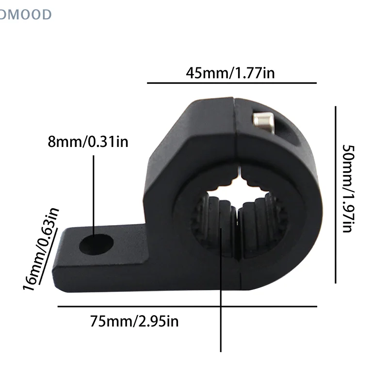 Motorcycle LED Headlight Spotlight Mount Bracket Adjustable Fog Light Auxiliary Lamp Bumper Clamps Holder Motorcycle Accessories image 6