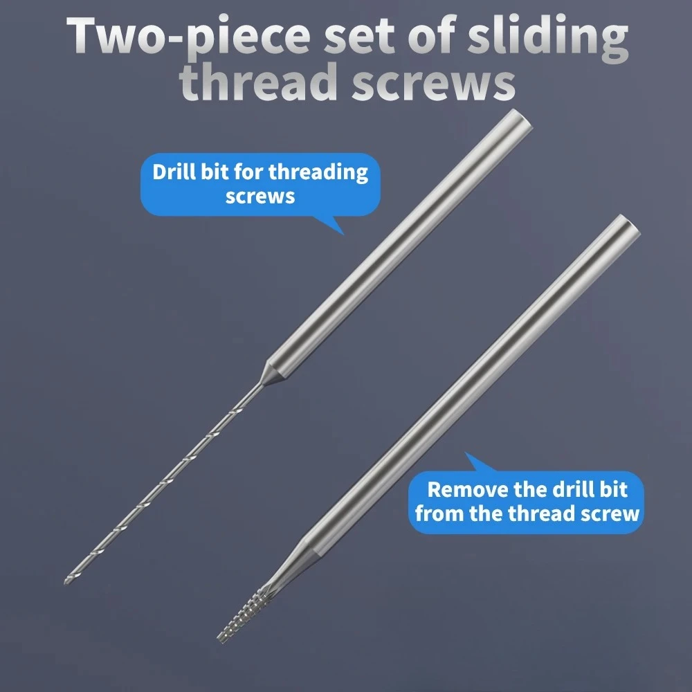 Пирсинг и скользящее сверло из сплава U8, используемое для удаления зачищенных винтов с резьбой, не повреждающих телефон в рамке