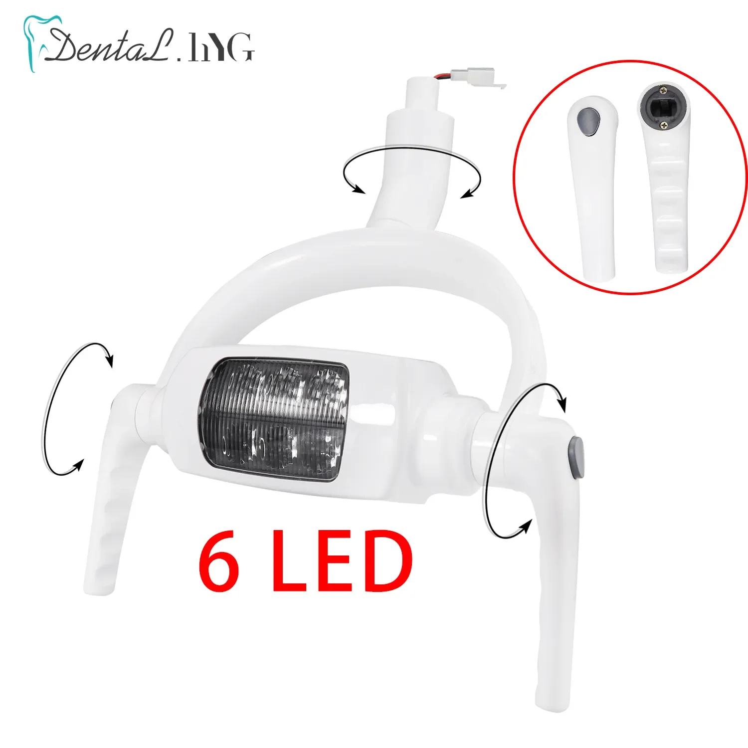 6LED Dental Oral Operation Lamp Induction Sensor Light LED for Dental Unit Chair Equipment Teeth Whitening Good Quality