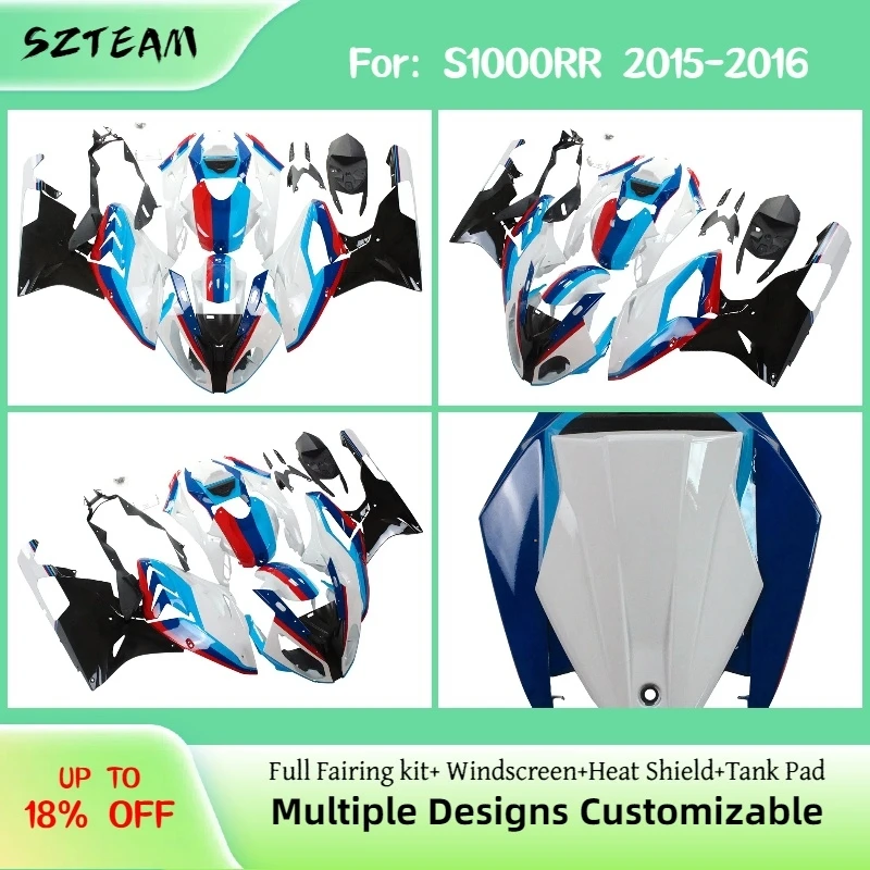 

Injection Fairing Kit for BMW S1000RR 2015 2016 Aftermarket ABS Plastic OEM Style Motorcycle Fairings S1000 RR 15 16 PRO-2
