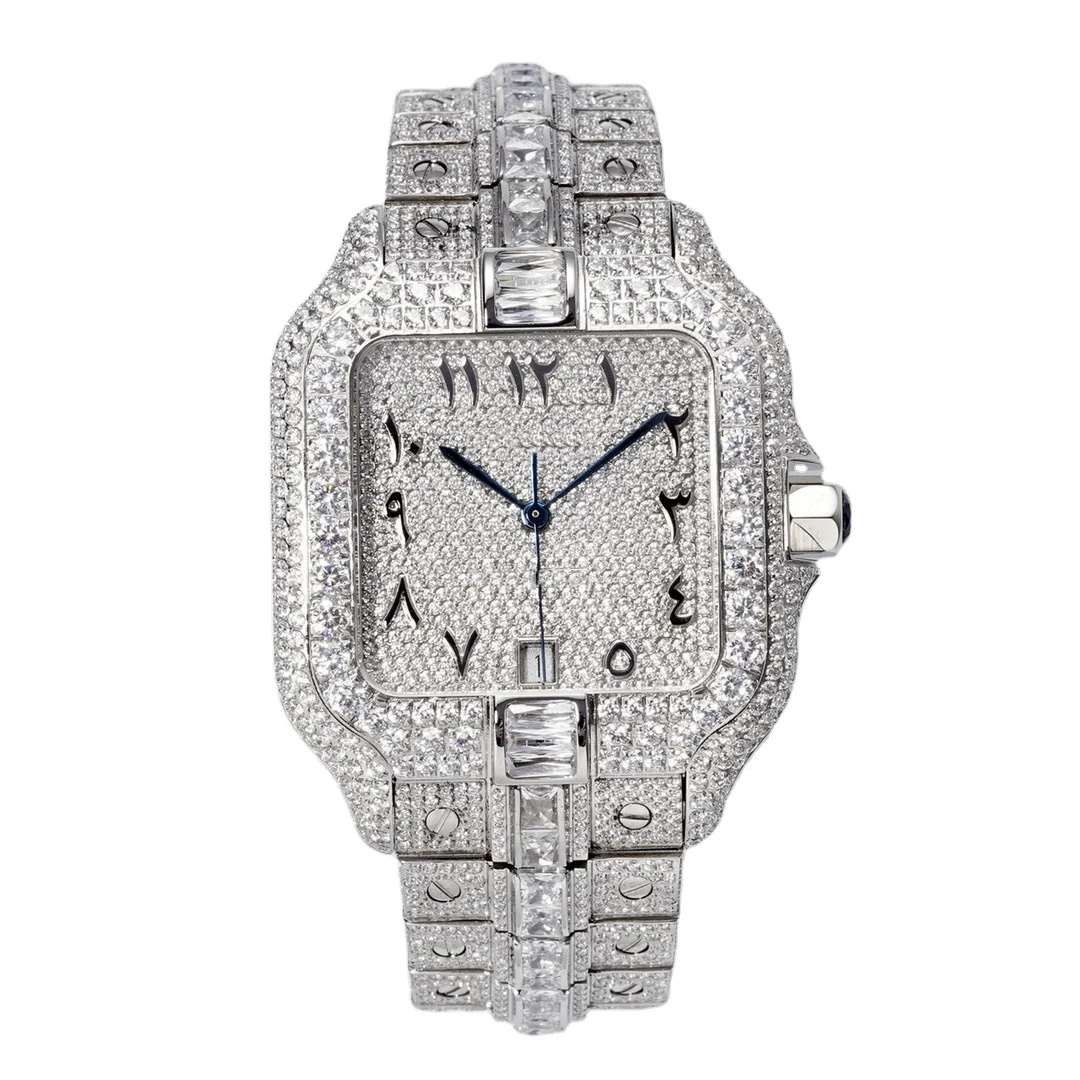 

Спортивные кварцевые часы с квадратным циферблатом, мужские модные водонепроницаемые светящиеся часы