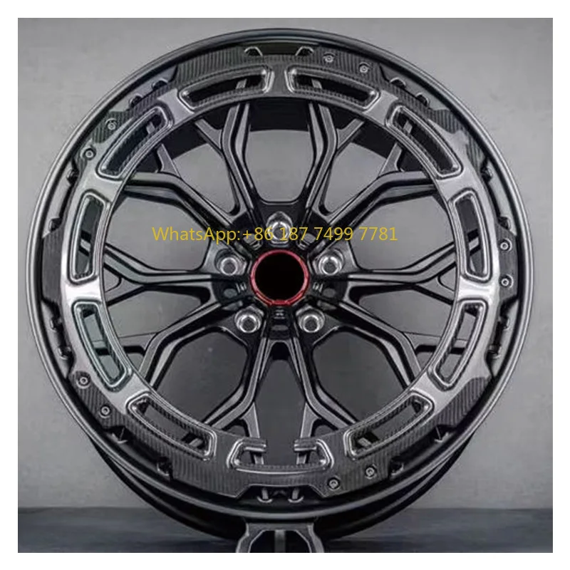

High Quality Forged Aluminum Wheels with Aero Ring 19-24 Inch Alloy Wheel Rims for Sports Car SUV
