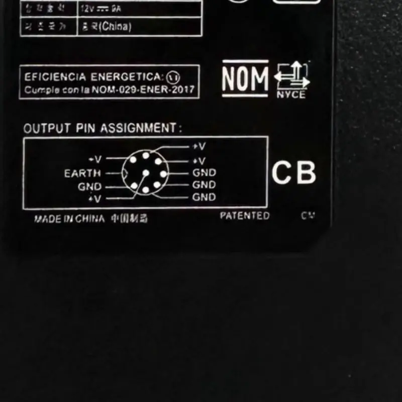New For SKynet SNP-A127-M Monitor Power Supply AC Adapter 12V 9A 8pin Plug Charger