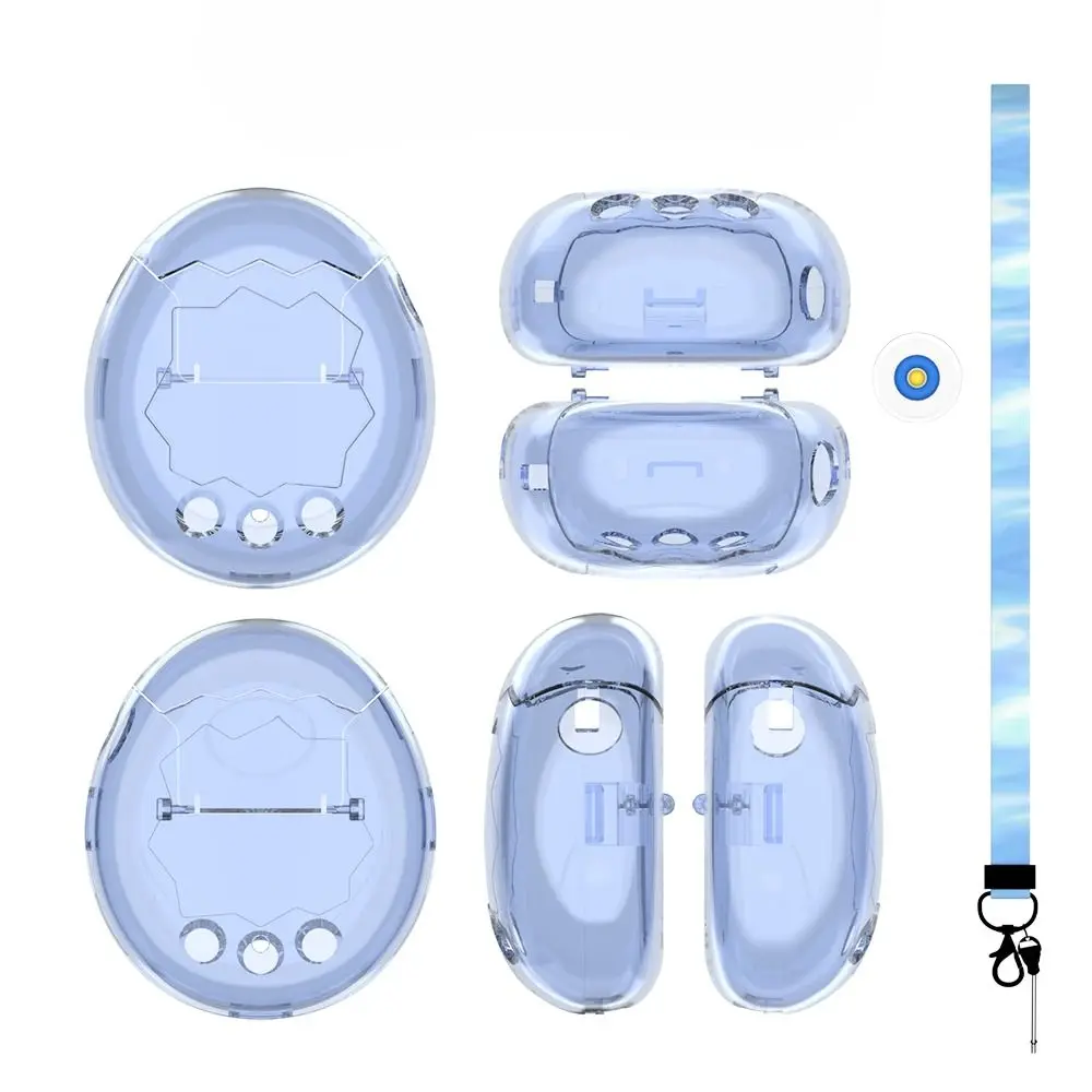 Transparent Protective Case Crystal PC Anti-Scratch Hard Shell Full Coverage Dustproof Clear Cover for Tamagotchi Paradise