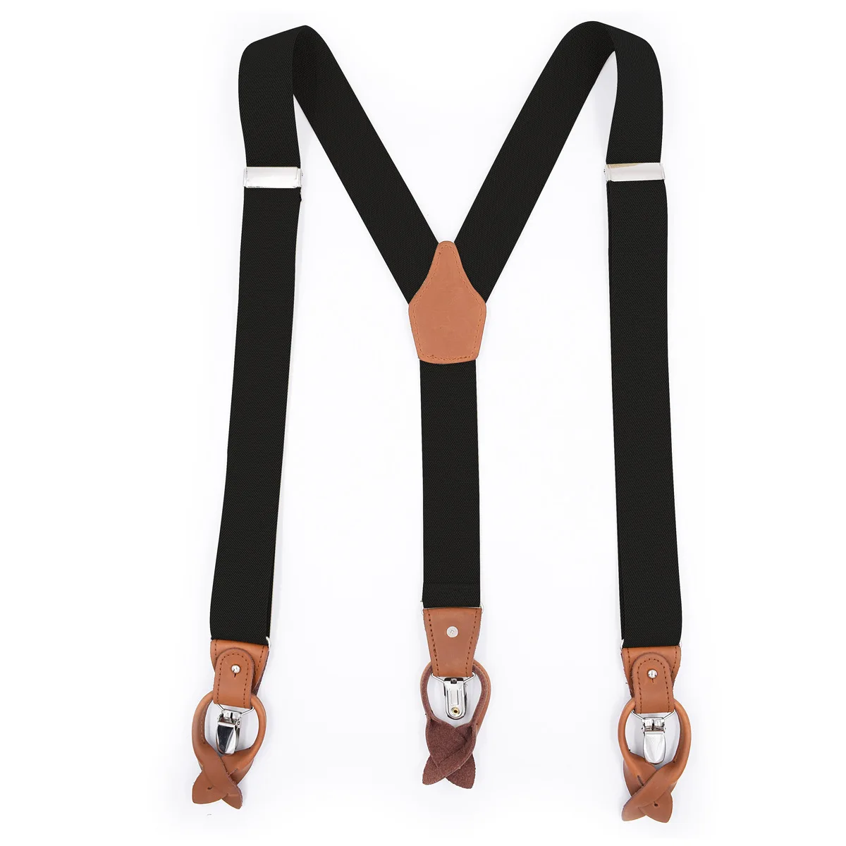 Men's Dual Braces Suspenders with Spaghetti Strap