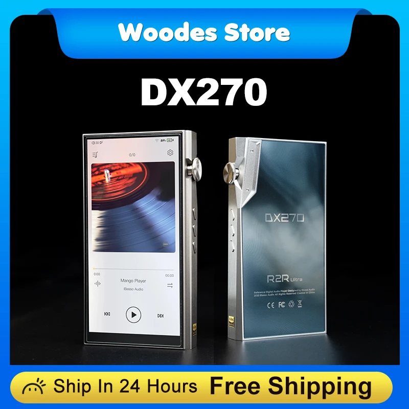 iBasso DX270 휴대용 음악 플레이어 R2R 울트라 아큐실리콘 MP3 DAC USB AMP 4G+128G