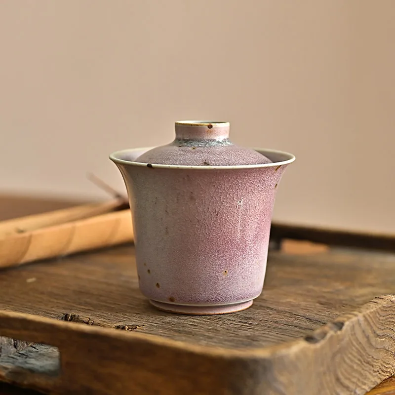 

Цзиндэчжэнь, ручная вытяжка, пустая сода, Burnt Creek, красный лед, растрескивающаяся глазурь, подкова для дам, керамическая чаша для чая