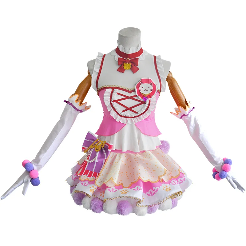 Costume de Cosplay de Dessin Animé LoveLive, Ensemble Complet de 9 Personnages, Jeu d'Arcade, Chat à Double Queue, Tojo, Nozomi, Nico, Honcontemplé, Umi, Rin, Maki, Emovies, en Stock