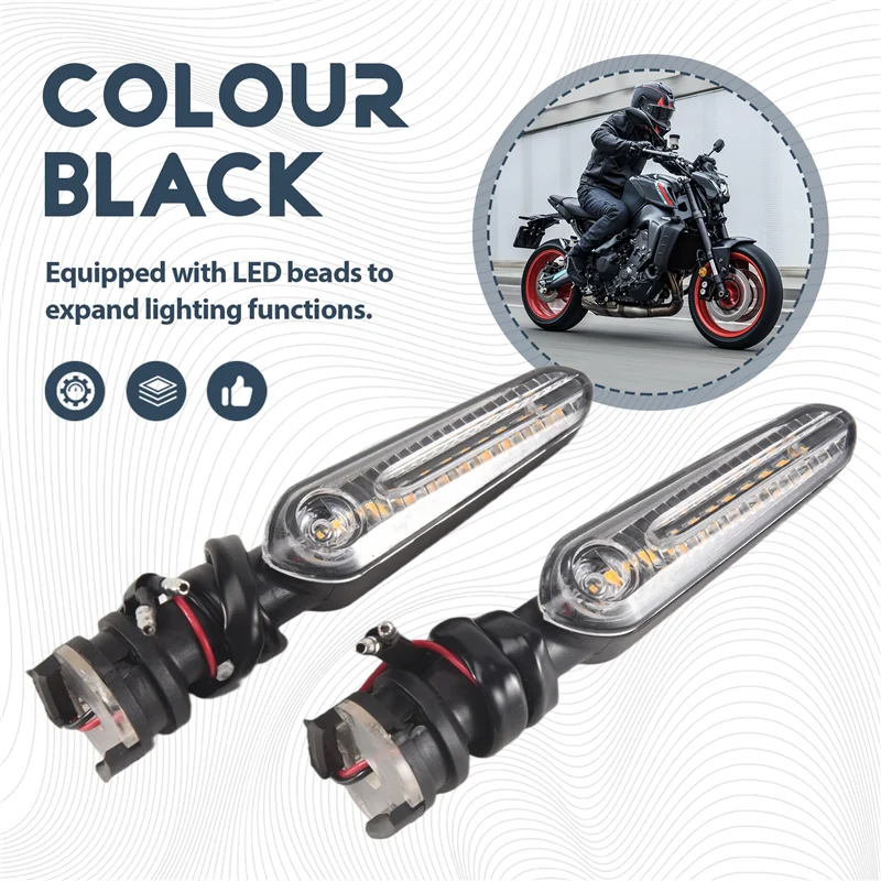 

Для Yamaha MT07 Tracer 700 900 XJ6 FZ6 MT09 900 MT10 Светодиодный индикатор поворота для YZF R15 R1 R3 R6 R7 R9 R25 FZ1-A97E