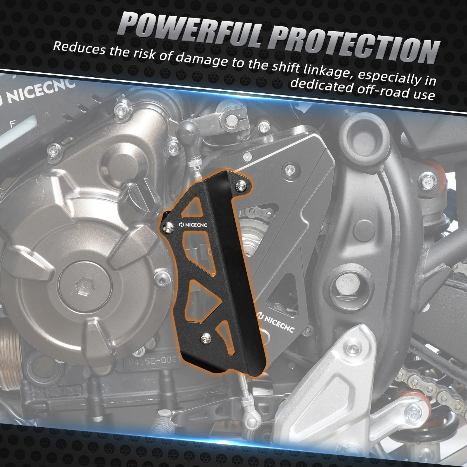 Couvercle de liaison de changement de vitesse, pour Yamaha Tenere 2019 XTZ 700 2019-2024, édition Tenere700 Rally 2020 2021 2022 2023 2024 2024 2020-2024