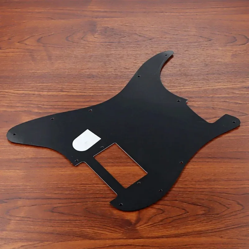 Humbucker Pickguard for Strat-Style Guitars 11-Hole Black Pearl Scratch Plate Direct Upgrade for Single to Humbucker Conversion
