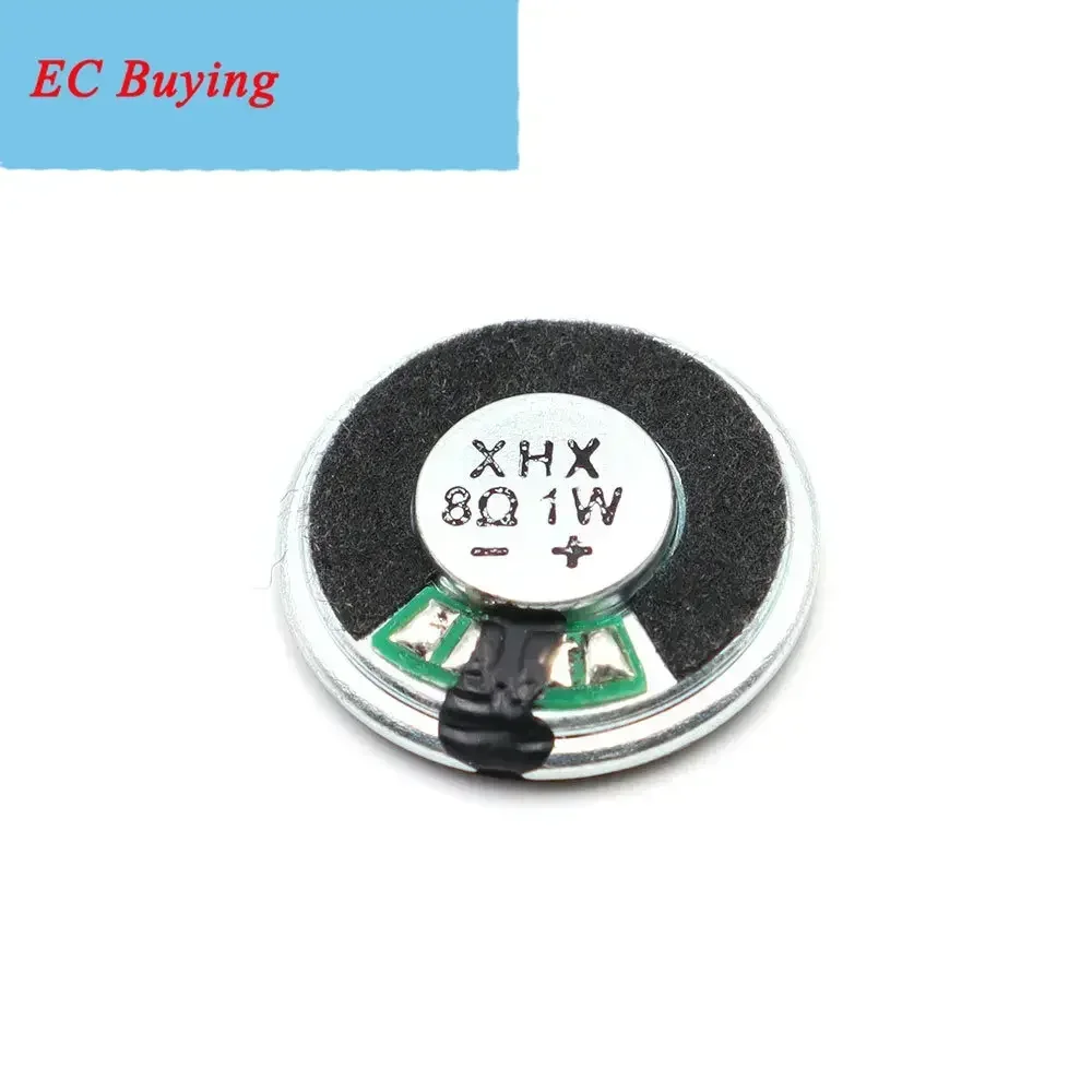 直径23MM 8Ω 1W 鉄ケーススピーカー 23×4.5MM ラウドスピーカー 内部マグネット 23MM 8Ω 1W 超薄型スピーカー 2個