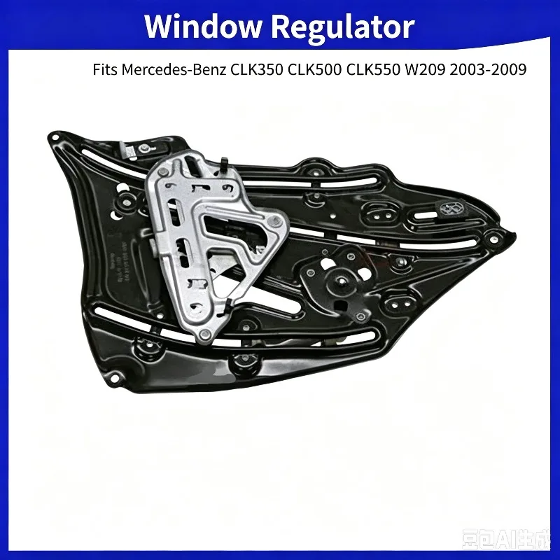 Rear Left & Right Power Window Regulator Compatible with Mercedes CLK350 CLK500 CLK550 W209 2003-2009 Auto Replacement Parts
