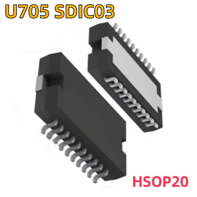 1PCS/Lot New U705 SDIC03 Automobile computer board idle speed throttle valve drive chip automobile IC