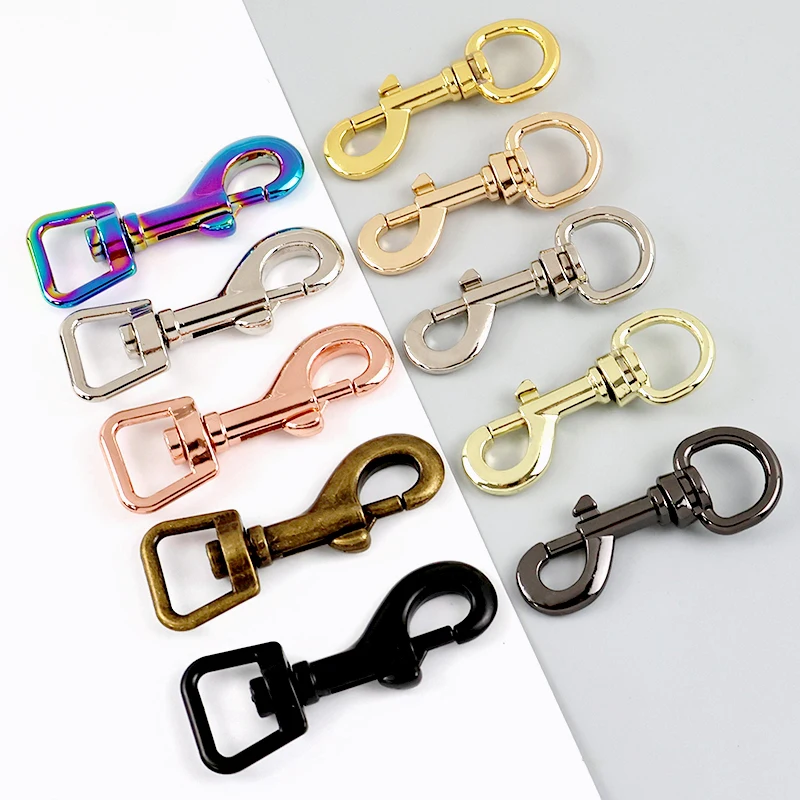 

2/5/10Pcs 15mm Metal Crochet Hook Small Carabiners Buckle Keychain Strap Lobster Swivel Trigger Clips Snap Buckles Bag Accessory