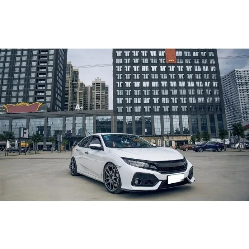 16- High Performance Carbon Fiber Car Bumpers Suitable For Honda Civic FC1 1.0T 1.5T Rear Diffuser