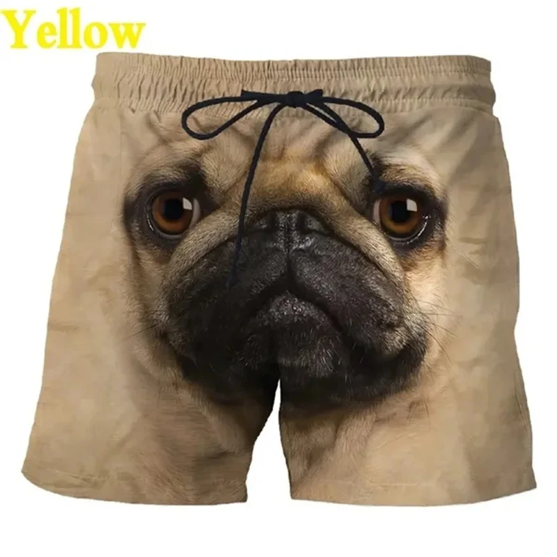 Summer Men's Shorts with 3D Printed Animal Patterns Fashionable Men's Fashion Beach Shorts Outdoor Casual Men's Shorts S-2XL