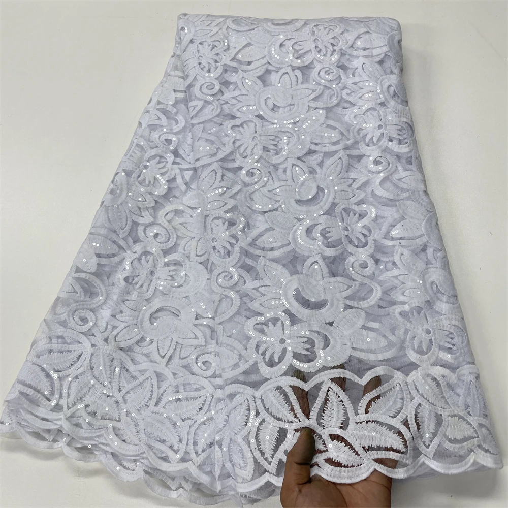 TLXT NEW Luxury Sky Blue African Lace Fabric 2023 High Quality Lace French Milk Silk Lace Fabric 3D Sequins Nigerian Party Dress