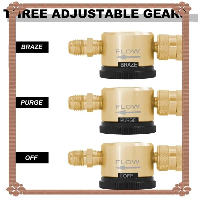 24-Hour Delivery Nitrogen Purge Tool For HVAC Nitrogen Flow Regulator For HVAC Nitrogen Purge Kit Regulator