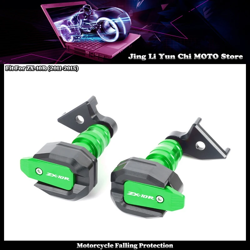 Motorcycle Falling Protection Frame Slider Fairing Guard Crash Pad Protector Fit For ZX 10R ZX10R ZX-10R 2011-2015 2012 2013 14