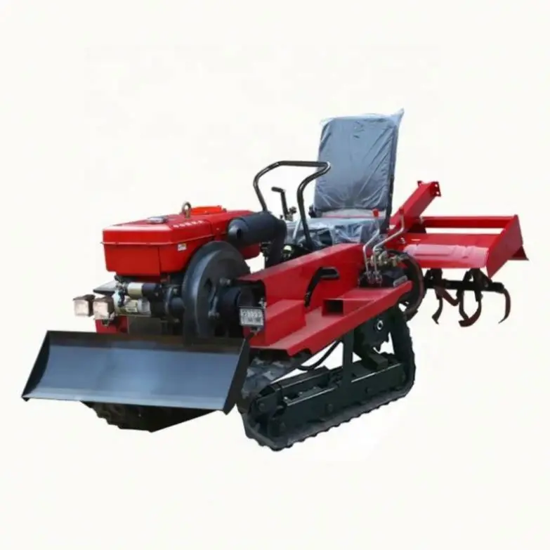 Best-Selling Agricultural Orchard in the Factory, 25Hp35hp Multifunctional Rotary Tiller, Tracked Low-Priced Tractor, Weedin