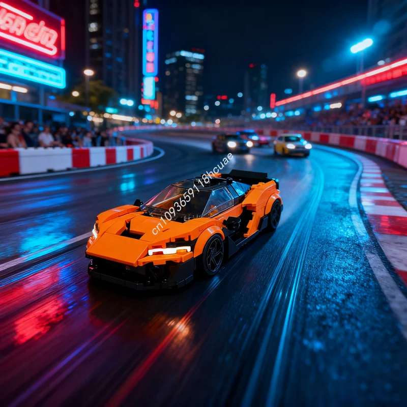 

337pcs MOC McLarenesd City Champions Model Building Blocks Architecture Assemble Toys DIY Idea Education Christmas Gift Birthday