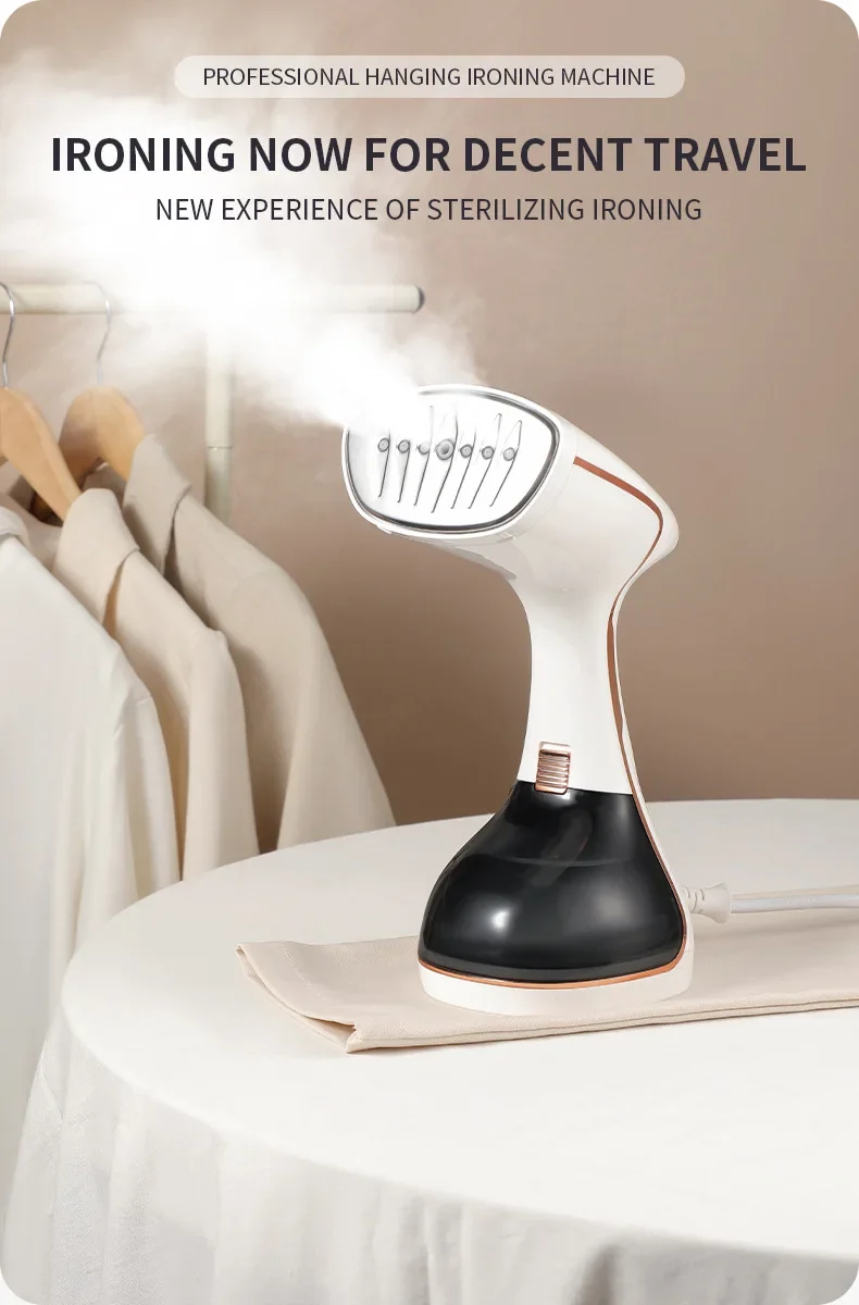 1800W Handheld Steam Hanging Iron Touch Screen Control 15 Seconds Fast Preheat 320ml Portable Plancha Fabric Iron for Clothes