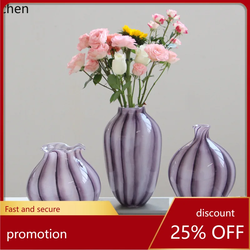 

Zml glass vase - small mouth, minimalist design - hydroponic, perfect for dining table, living room, study room decoration