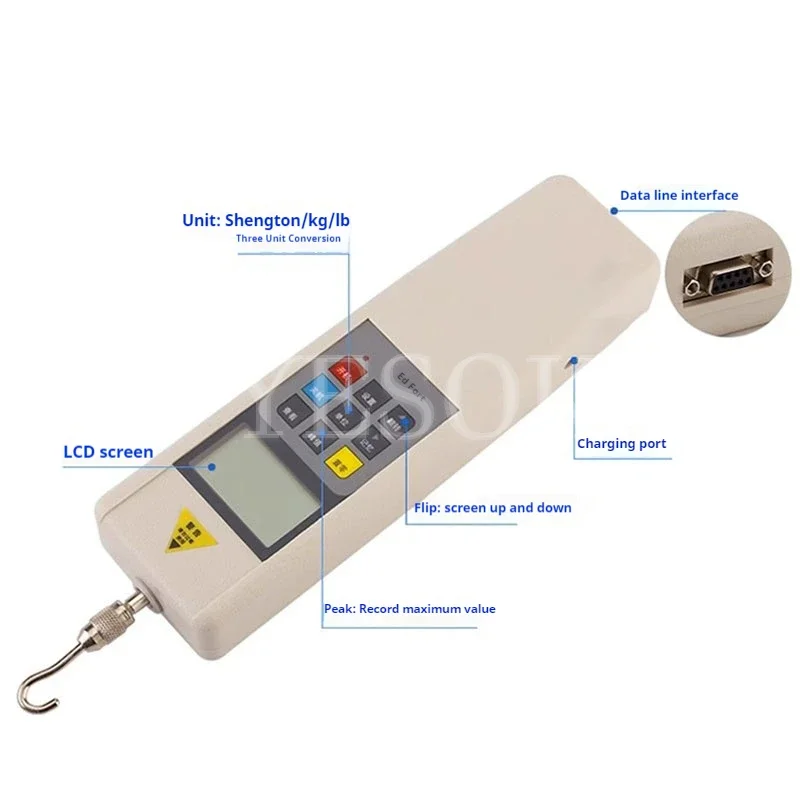 Vertical Push-pull Force Gauge Insertion Force Test Machine  Universal Pressure Testing Machine Test Motor Stand HSV-500/1000N
