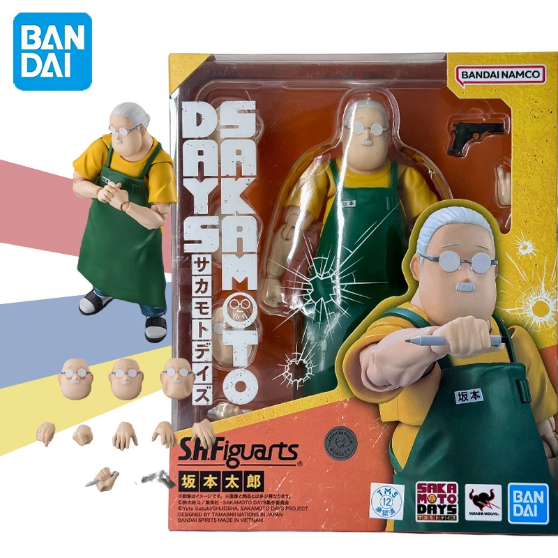 In voorraad Bandai Originele SAKAMOTO DAGEN S.H.Figuarts Taro Sakamoto Anime Actiefiguren Model Speelgoed Collecties Kerstcadeau