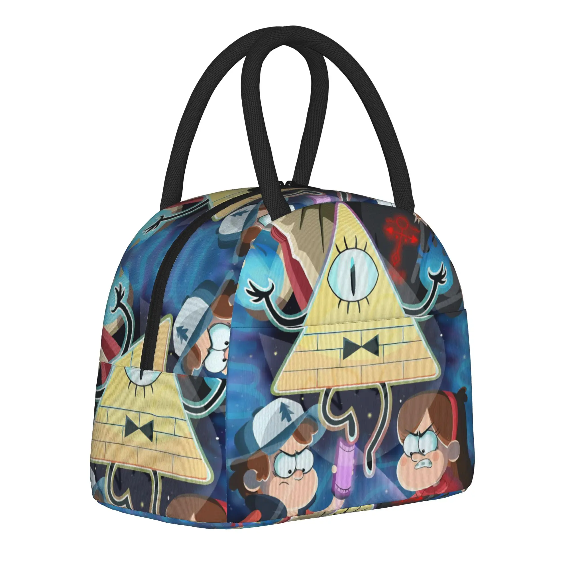 Insulated Lunch Bag G-Gravity Falls Accessories  Lunch Food Box Multifunction Cooler Thermal Bento Box For School