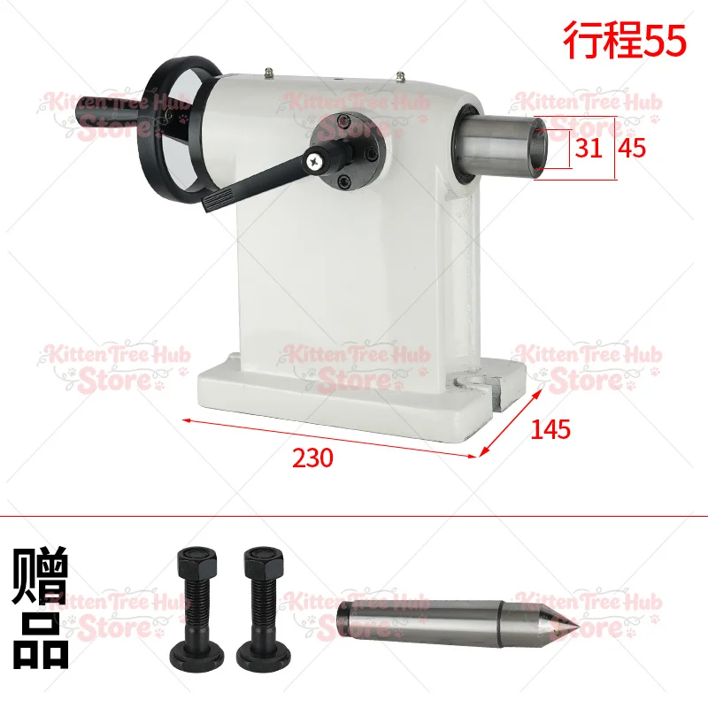 Suitable for Machining center four axis manual  135CNC indexing head tailstock 160 pneumatic hydraulic ejector pin 210