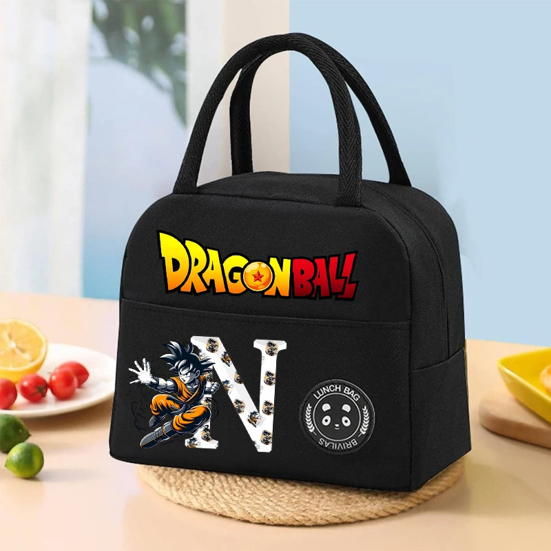 Sac à lunch isotherme Dragon Ball pour étudiants, sac à bento, sac de riz en aluminium, sac de repas, sac de glace, cadeau isolant