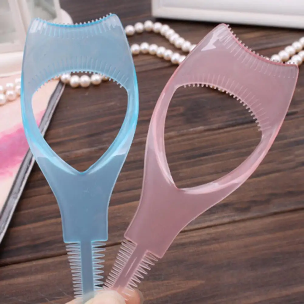 Fashion Curler Lashes Cosmetics Curve Comb 2 Colors Eyelash Guard Tool Eyelash Curler Applicator Guard for Girl