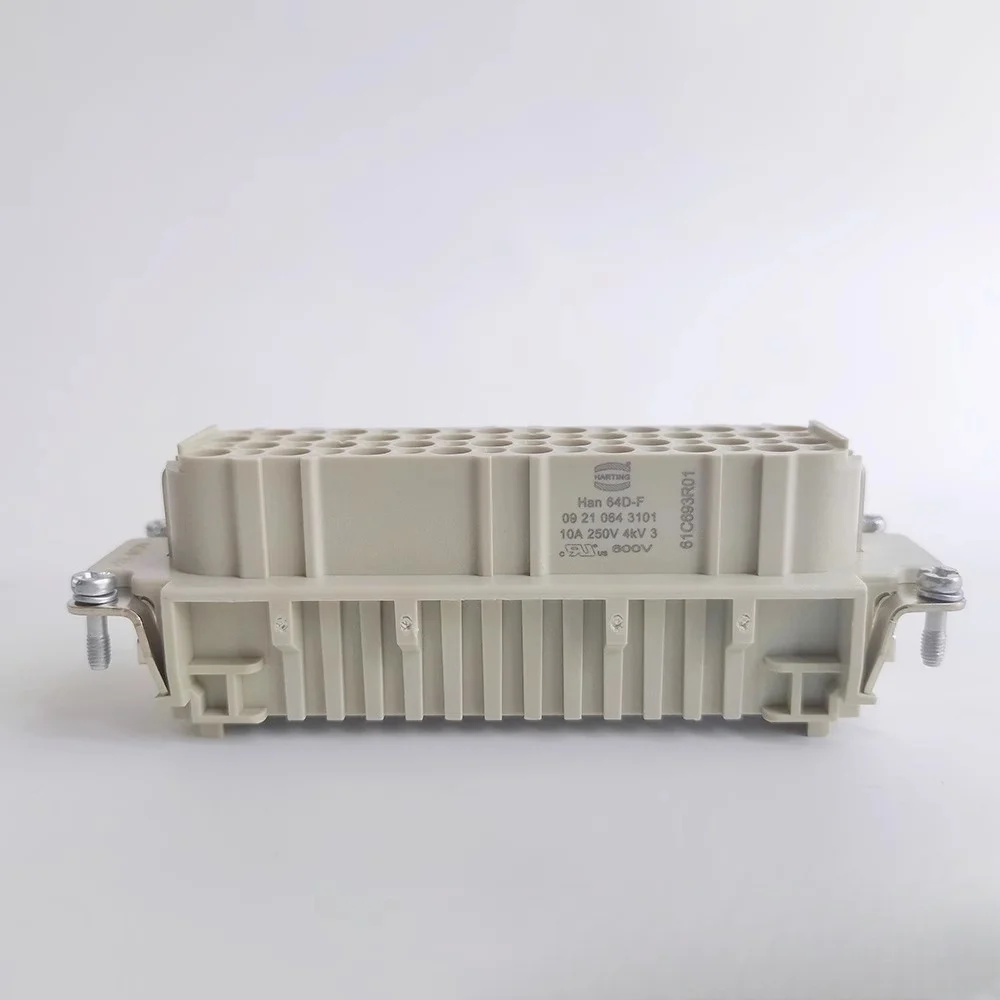 

Новый оригинальный разъем Harting 09210643101 Разъем питания для тяжелых условий эксплуатации Han D 64P F Обжимные контакты заказа Раздел