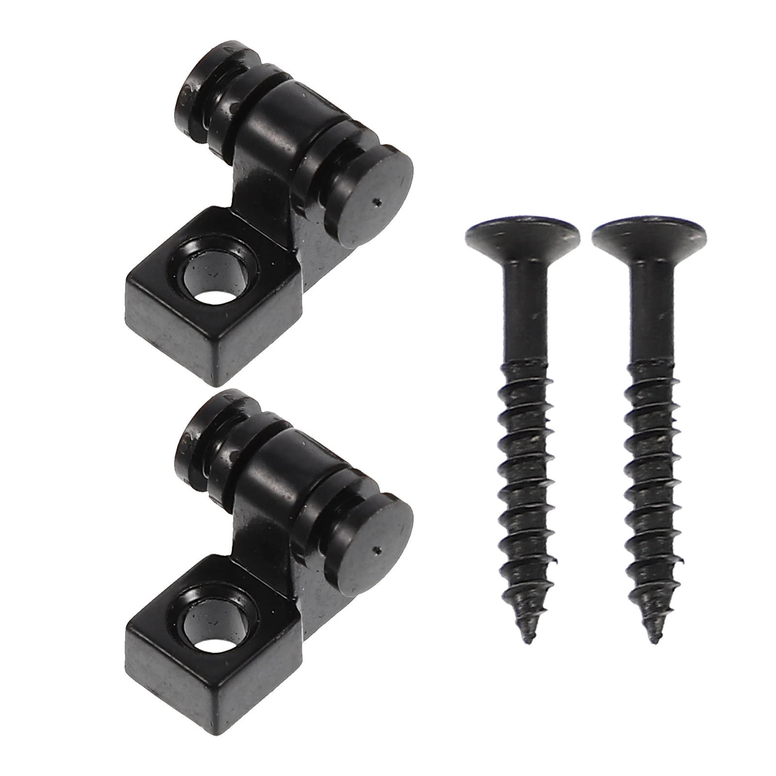 

2 Sets Electric Guitar String Retainer Metal Parts Black Special Long Term Use Prevent Abrasion Prolong Life Hardness Alloy