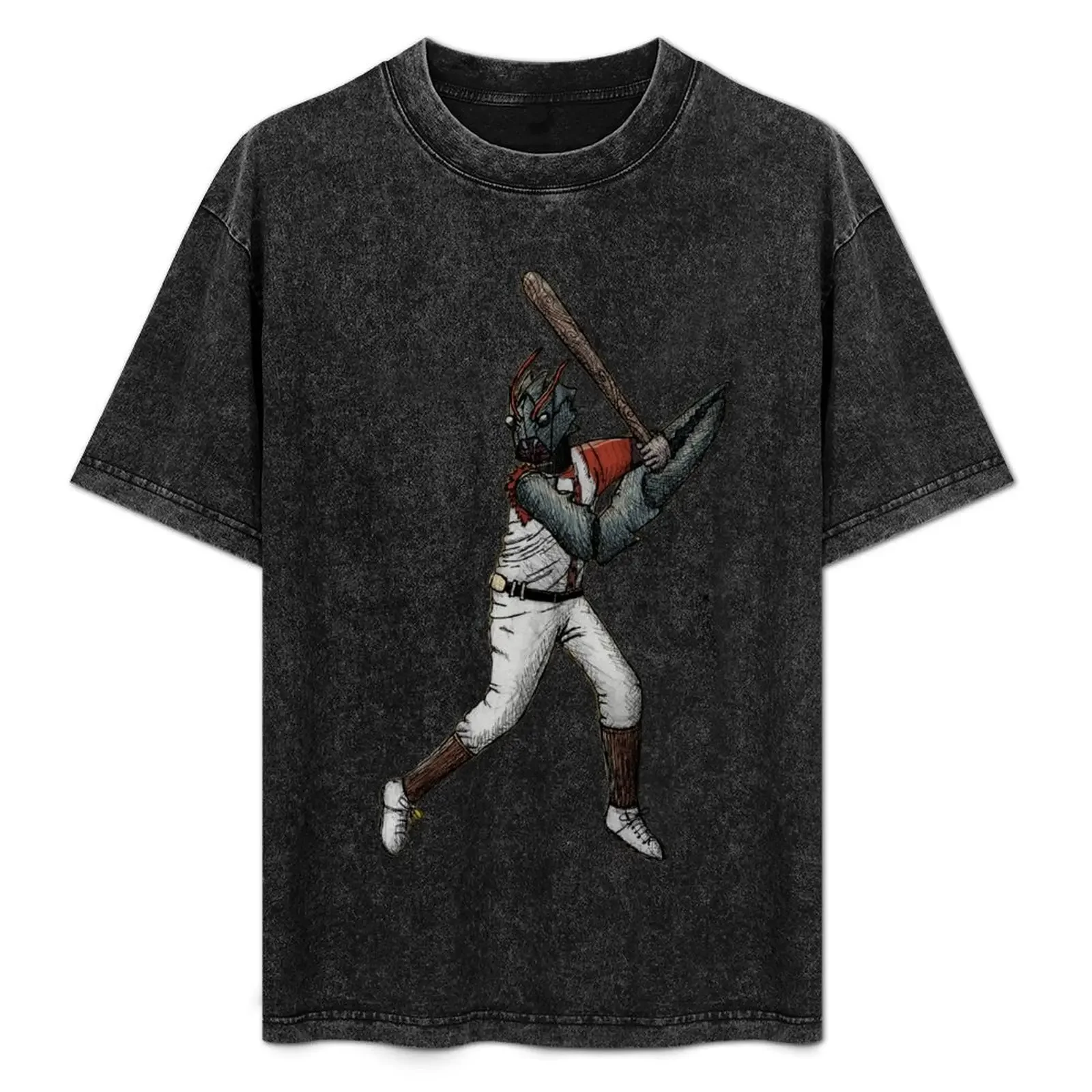 

Crab Baseball player T-Shirt cotton man t-shirts croswit shirt man aesthetic clothes black t-shirts for men