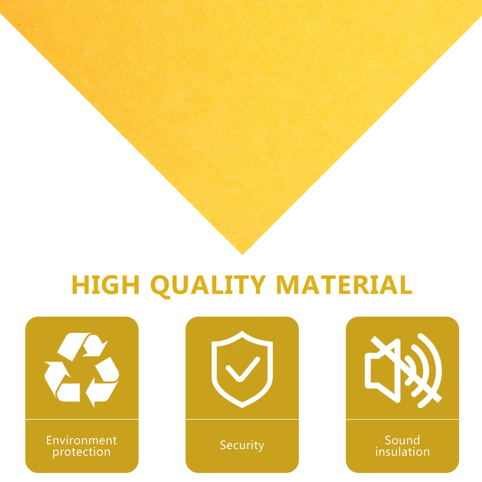 

5Pcs Fashionable Versatile Felt Panel Board Excellent Texture Sound Insulation for Home Office Home Felt Panel