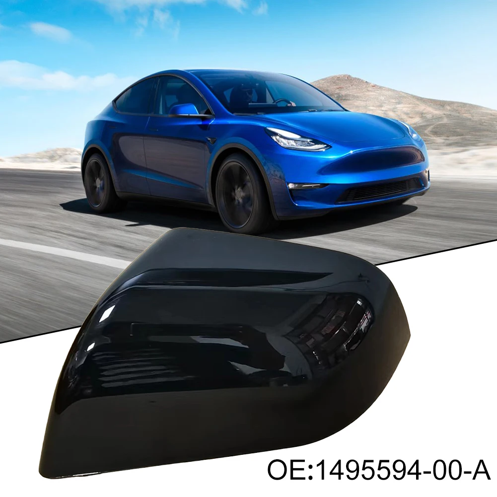 

Задняя крышка для зеркала правой стороны двери Tesla Model Y 21-23, черный чехол для автомобильных аксессуаров 1495594-00-A, 1 шт.