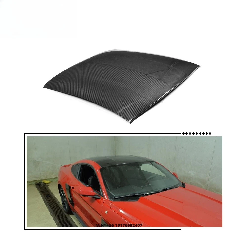 

Carbon Fiber Car Roof forFord Mustang GT Coupe 2-Door 15-17 (fits: Mustang)