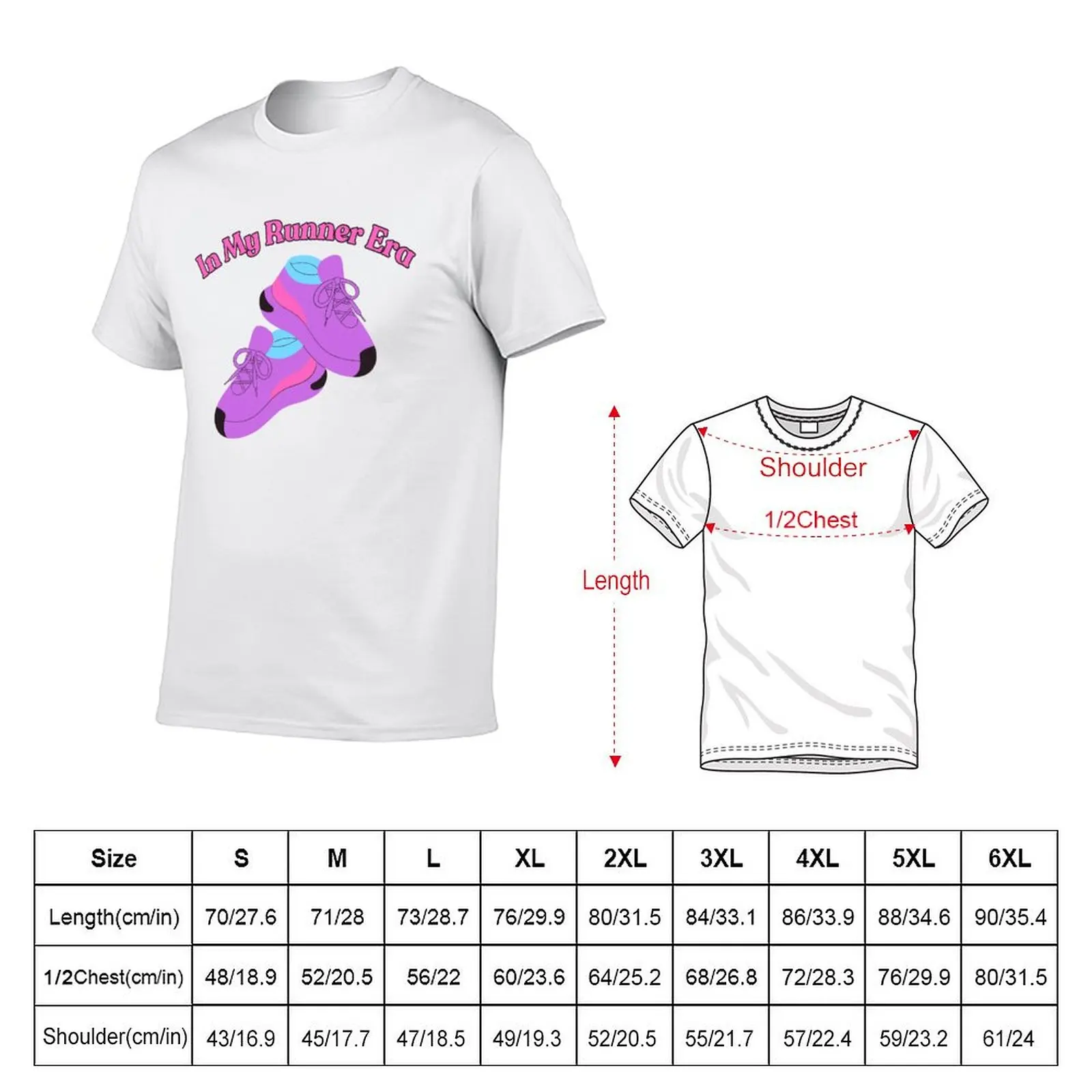 In My Runner Era Girl Power Empowered Women T-Shirt Big and Tall Crew Neck Tee