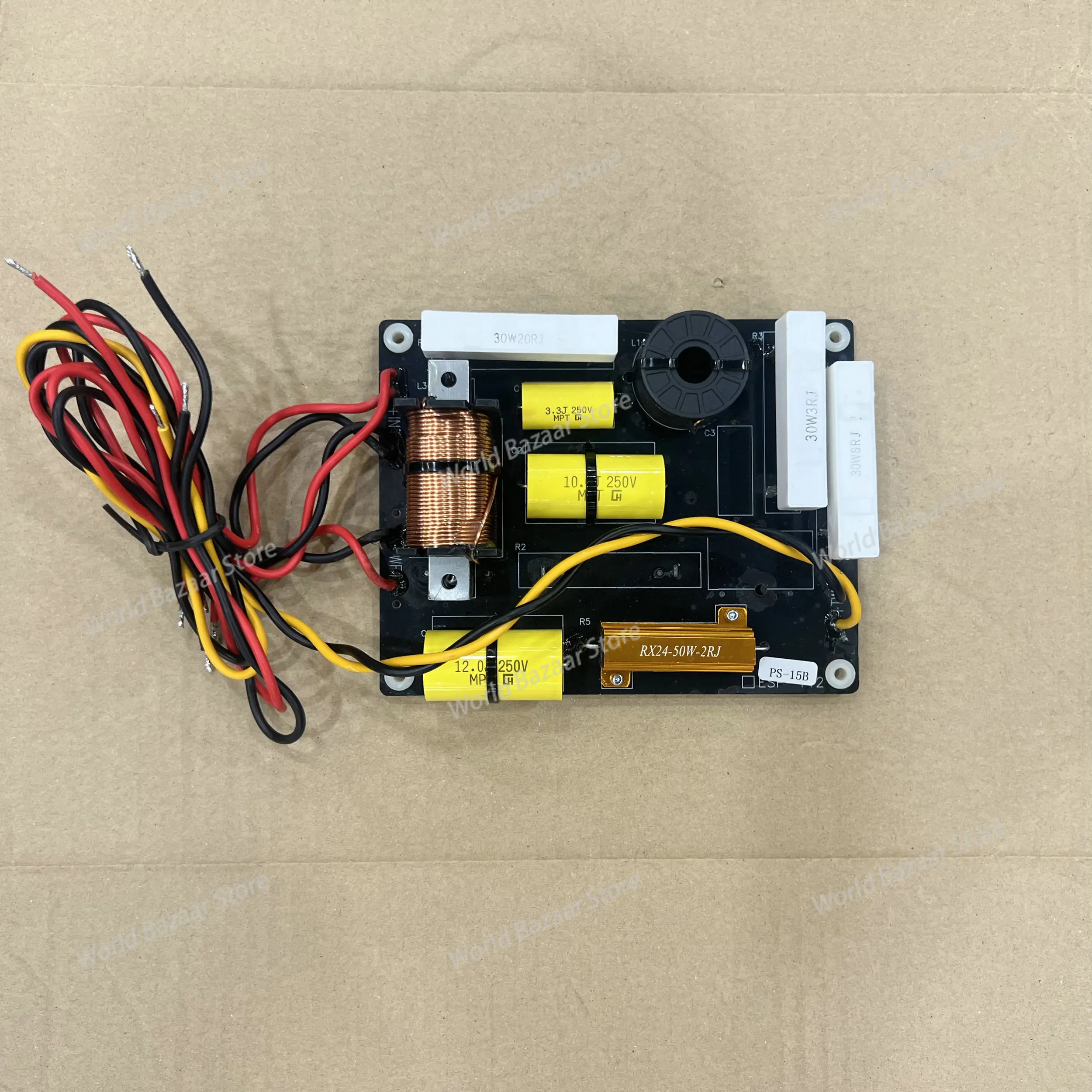 

PS15 Inch with 400 Core Bass and 75 Core Treble, One High and One Low Dual Frequency Board, 700W Frequency Divider