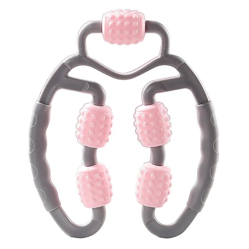 أسطوانة تدليك محمولة لاسترخاء العضلات واللياقة البدنية وحلقة الساق لتخفيف آلام الرقبة والذراع جهاز تدليك متعدد الوظائف #1
