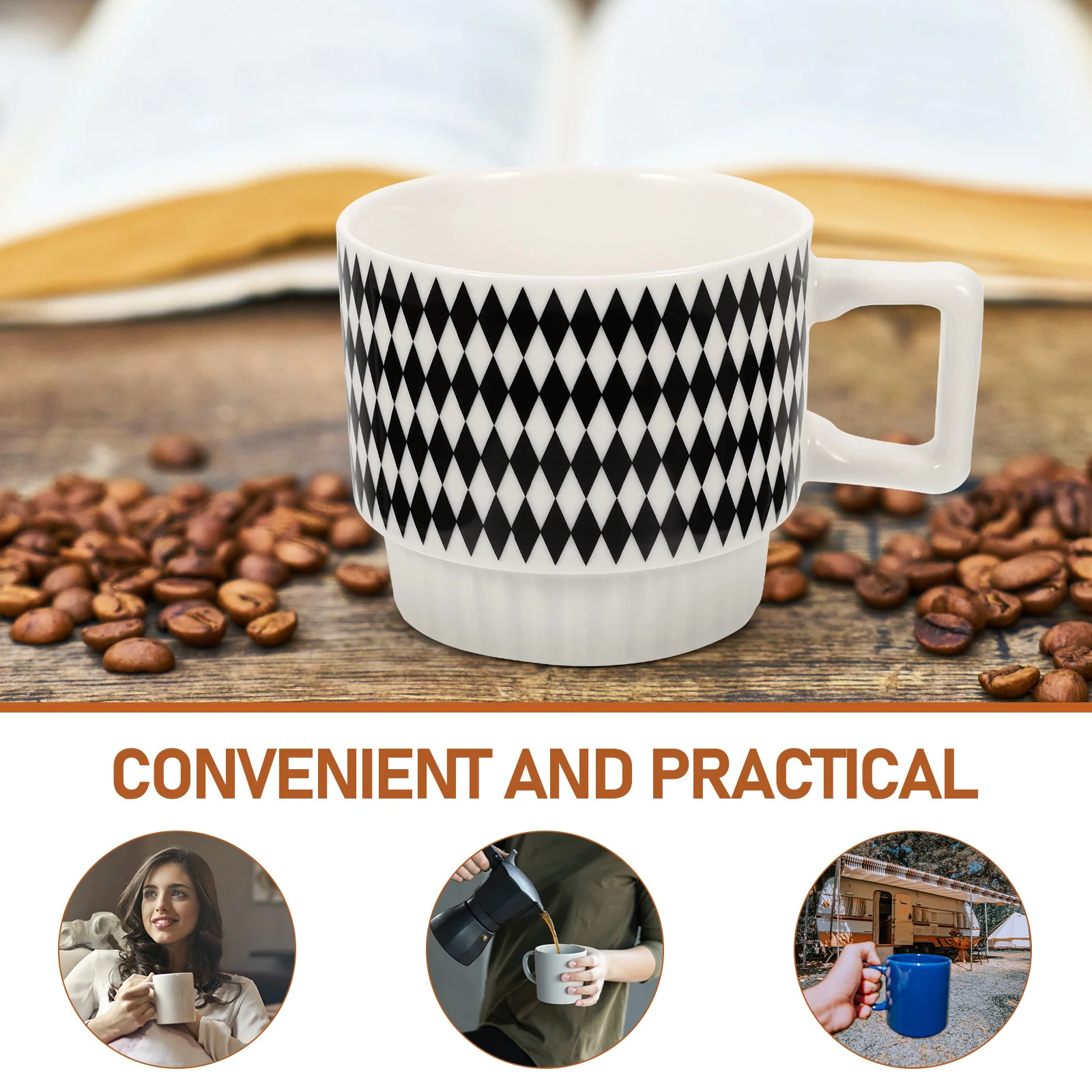 

Ceramic Nordic Style Coffee Mug Cartoon Reusable Tea Cup Water Cup for Office Home Restaurant Gift Coffee Mug Small Tea Cups