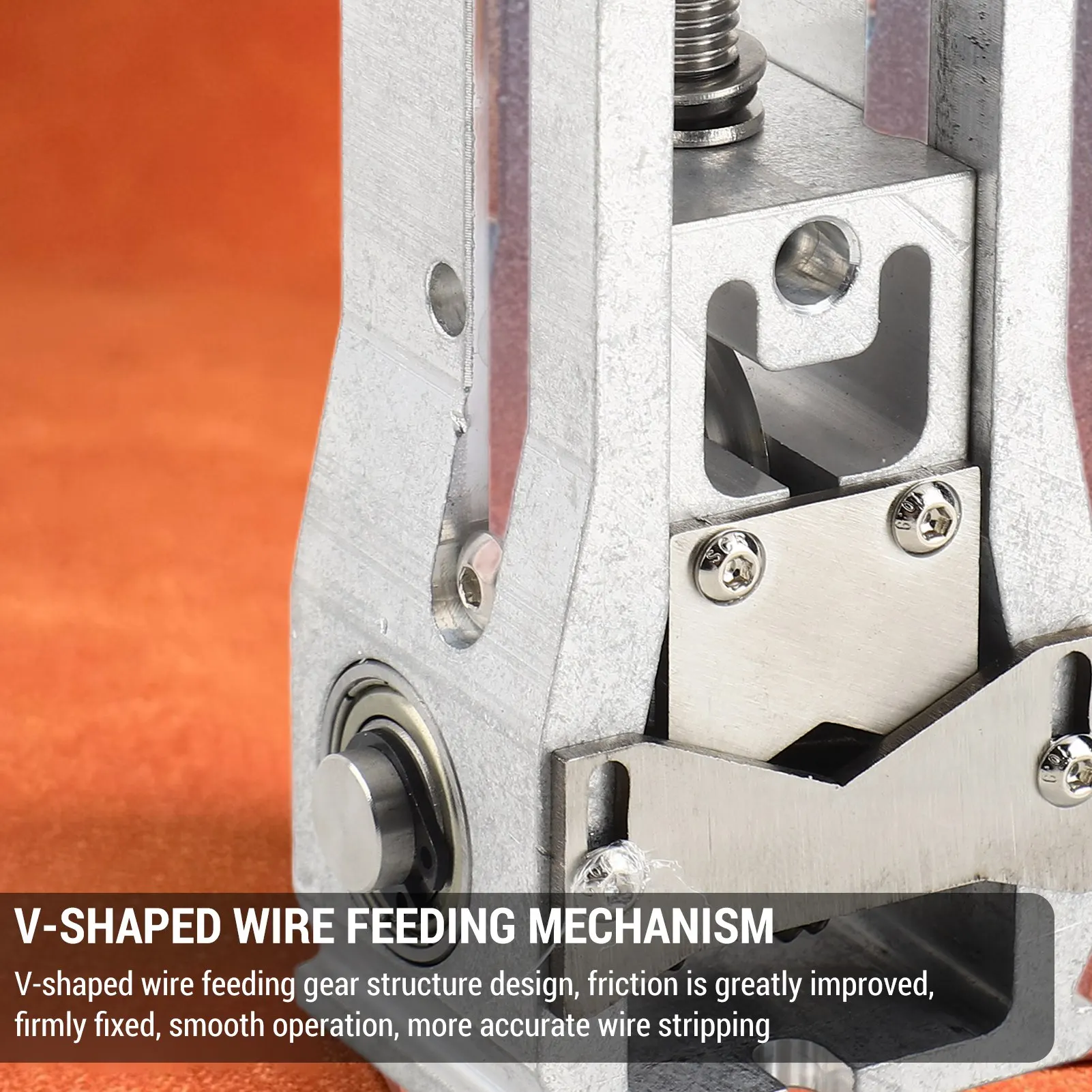 Wire Stripper High Quality Aluminum Alloy Material Suitable 2-20mm Cable Sharpening Blade Household Electric Peeling Tool