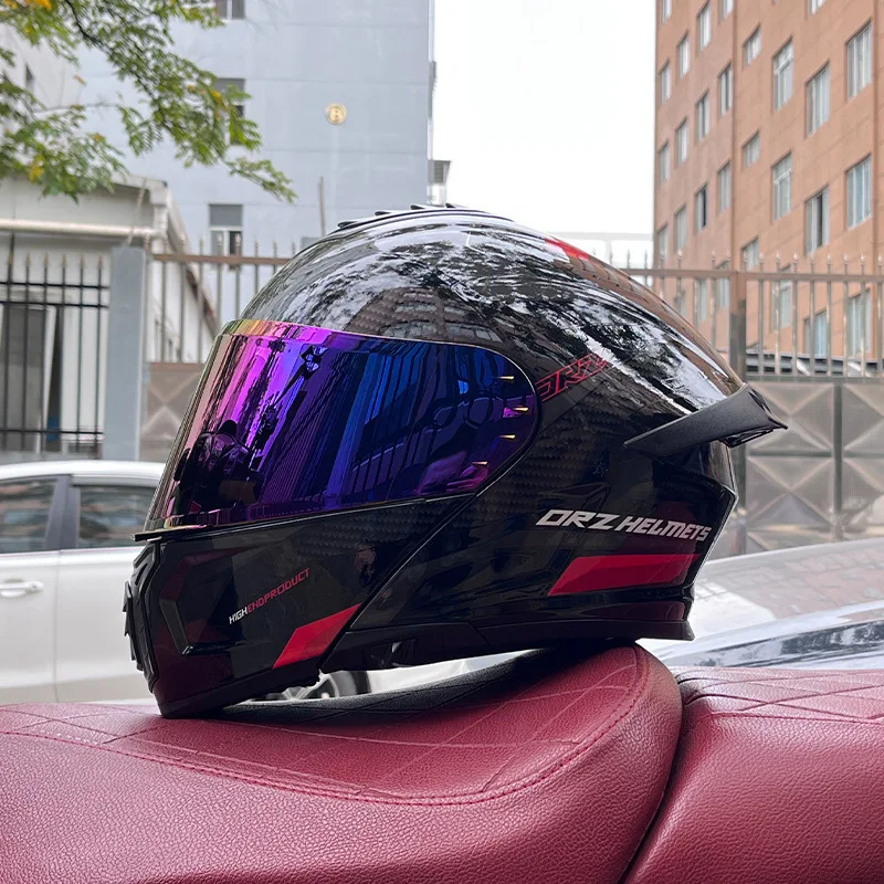 

big safety helmet DOT Full Face electric Motocross helmet four seasons Sports helmet Motorcycle Racing Helmets Unisex