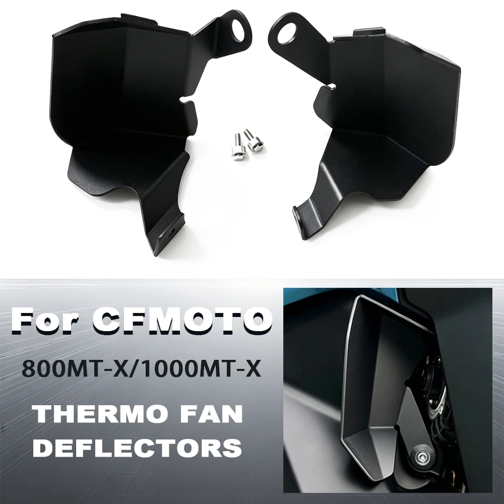 For CFMOTO 800MTX Thermo Fan Deflectors 1000MTX Flow Diversion Cover 1000MT-X 800MT-X 2025 2026 Aluminum Non-destructive Install