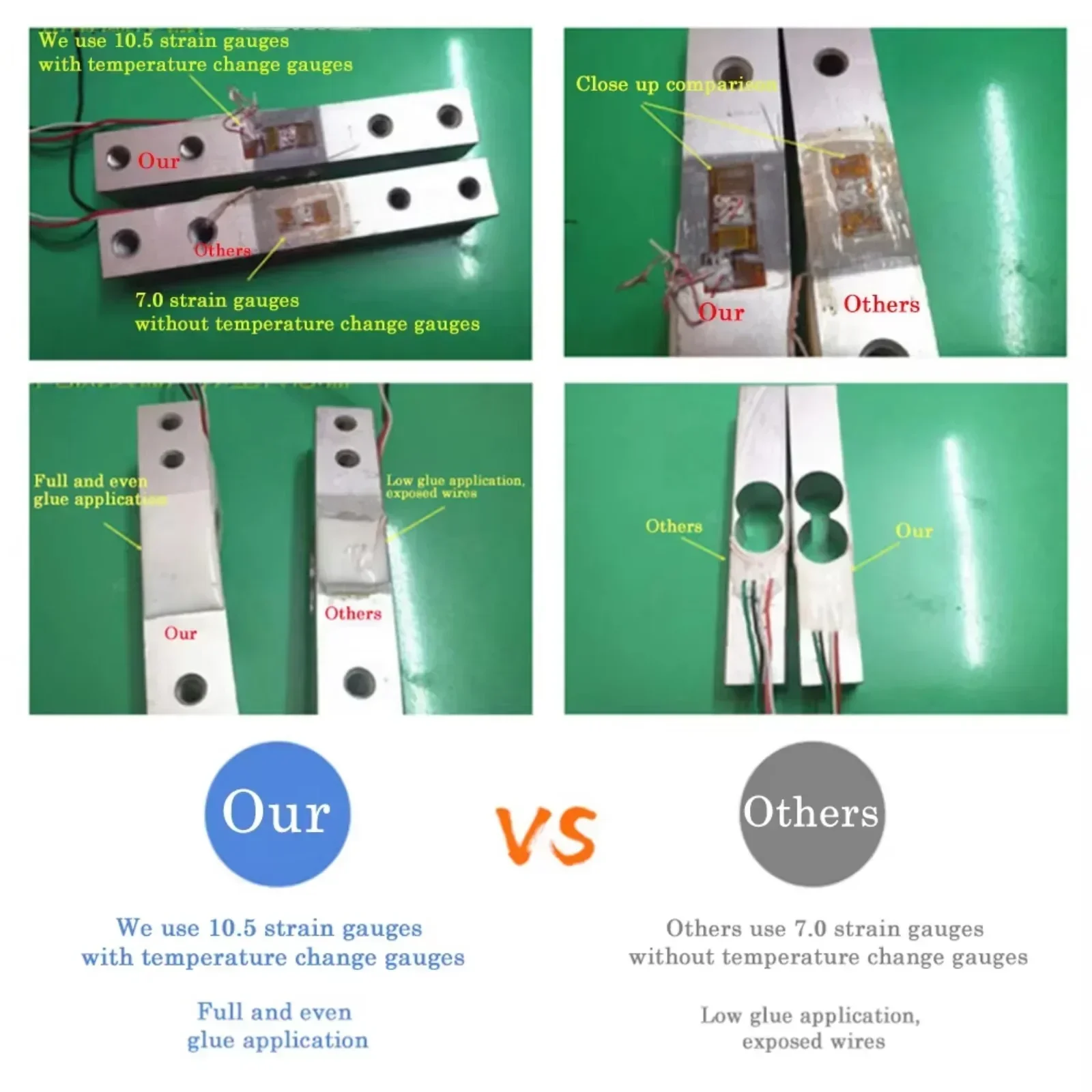 Load Cell Weight Sensor 1KG 2KG 3KG 5KG 10KG 20KG HX711 AD Module Aluminum Alloy Weighing Pressure Sensor Electronic Scale