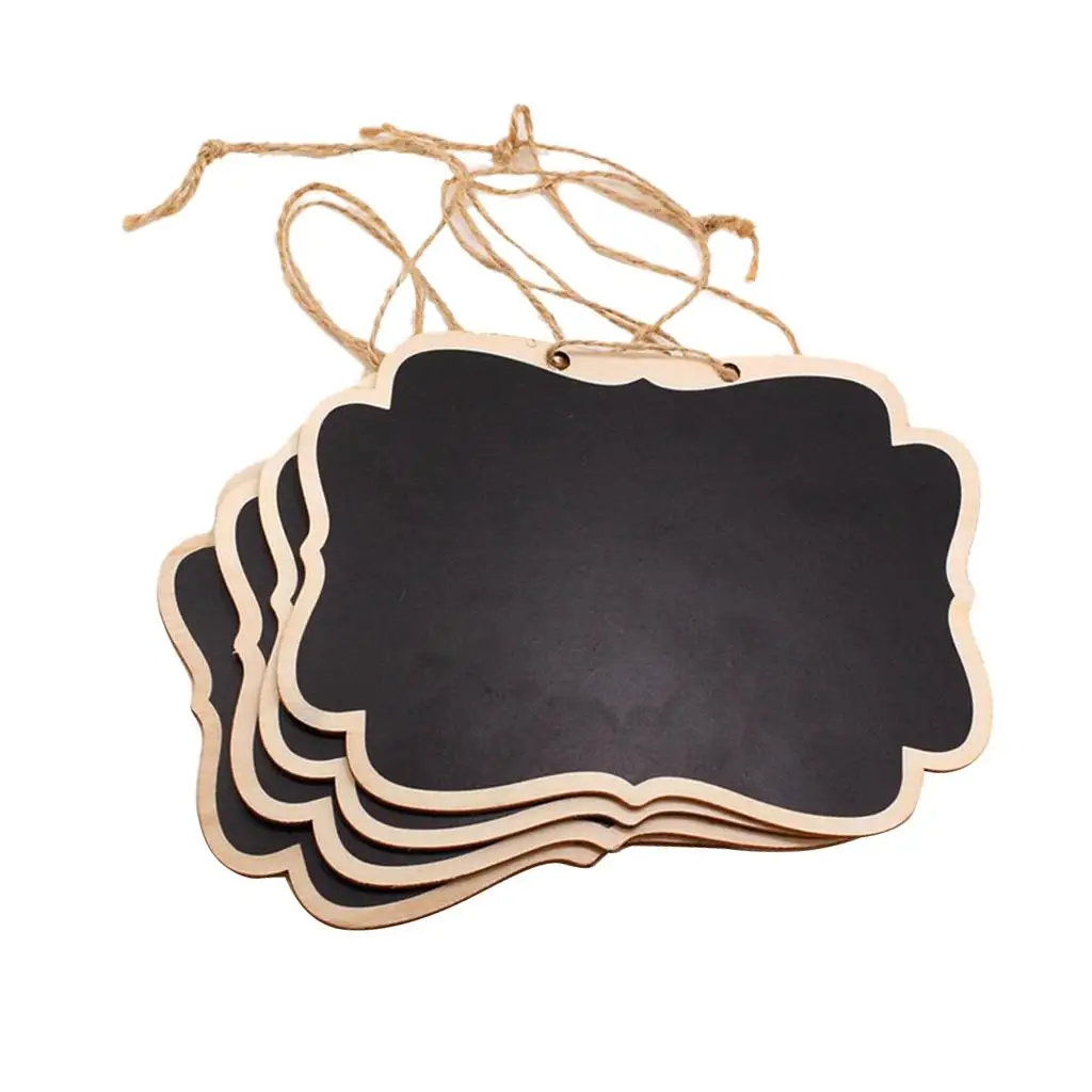 4x 미니 칠판 칠판 웨딩 파티 테이블 번호 메시지 메모